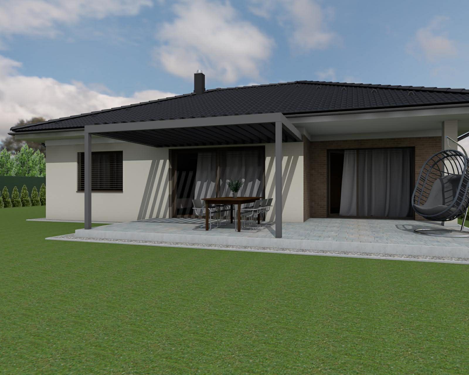 Plánovaná výstavba 4-izbového rodinného domu – Biely Kostol